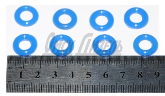 Кольцо ЗМЗ-406,-409 уплотнит форсунки (силикон ) (к-т 8шт) 406-1004122