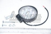 Фара светодиодная12/24V (круглая,рассеянный свет) OFF-ROAD раб.свет все ТС КЭП ФС02709CF 12/24V 9LED 27W