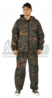 Костюм "МАСКХАЛАТ" кур/брю, цв: кмф "Лягушка", тк: Сорочечная (52-54, 182-188) КОС894-ЛЯ