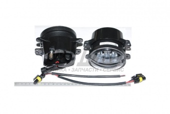 Фара светодиодная12/24V (противотуманные,кт-2 шт.) ГАЗель Next,-Бизнес,КАМАЗ рестайл,МАЗ 1442.3743 LED 18Вт, 12-24