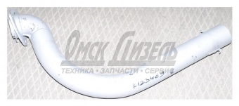 Патрубок КАМАЗ глушит выпуск (глушитель 4310, КАМАЗ-4310, выхлоп под кузов) 43105-1203048
