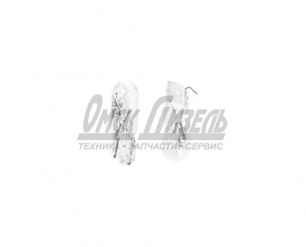 Лампа 24В 1,2Вт б/ц W1,2W(T5) 1,20W W2x4,6d Standard (К100) LONGTEK 24В 1,2Вт 40512-100