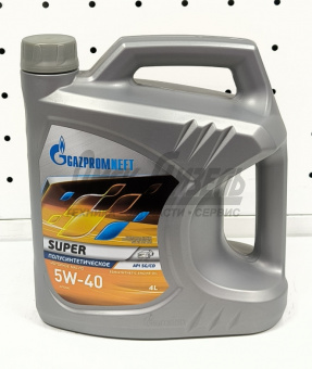 Масло мот Gazpromneft Super SAE 5W40 (4л) п/с SAE 5W40