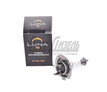 Лампа 24В  70Вт Н7 PX26d LUNA 24В 70Вт PX26d  111