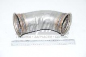 Патрубок КАМАЗ ТКР приемный передний (под хомут с двигателем Cumminc 6isbe) 43255-1203011-70
