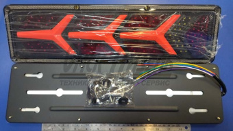 Фонарь зад п/п УНИВЕРСАЛЬНЫЙ усиленный12-24V  N13, UNI-LED-13/wd-013