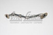 Трубка ЯМЗ-534 слива масла с ТКР  (2 фланца) 5340.1118340-10 