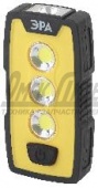 Фонарь рабочий "Практик" ЭРА (3xR03) 6W крючок, магнит, клипса IP65 RB-802