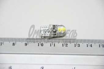 Светодиод 12В А12-5 ст.цок.W5.WW2.1*9.5d Crista 8301 все ТС КЭП 06770 12V T10 4smd size3030