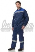 Костюм мужской "Пантеон 2" (синий/василе ( 96-100/182-188) Кос119