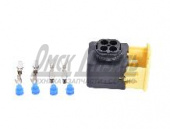 Разъем эл (розетка 4-pin) MB, КАМАЗ-5490, Scania, Volvo, 4-хконтактный (электроузлы пневмоаппаратуры) 7814555 (аналог A0265451026/993389/1865259)