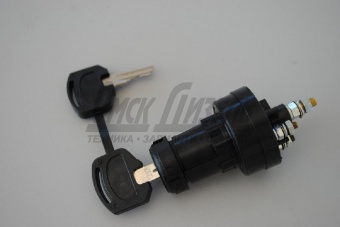 Замок зажигания ЗИЛ (пластмас) ОАО Автоарматура 1202.3704-08,01 ВК-350(3к)