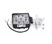 Фара светодиодная12/24V (квадратная,рассеянный свет 45мм) OFF-ROAD раб.свет все ТС КЭП ФС02709QF 12/24V 9LED 27W