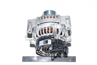 Генер КАМАЗ ЕВРО-3,-4 (28В 120А,шкив-6РК,ан.0124655049 BOSCH пятипиновый разьем) /STARTVOLT/ Г4542.3771-10/LG 0743