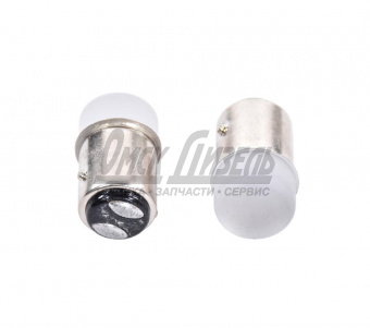 Светодиод 12В ПЭ2(BAY15D) P21/5W (1,6W) White (БЕЛЫЙ) LED LONGTEK 12В 1157-1216W