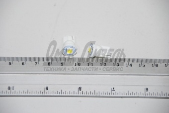 Светодиод 24В 24V T10 1smd (size 5050) 8708 КЭП SMD  А24-5ст.цок W5W W2.1x9.5d