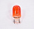 Лампа 12В 21Вт (б/цок) W21W(7440) W3x16d Amber (ЯНТАРНЫЙ) (К10) LONGTEK 12В 21Вт 20521Y