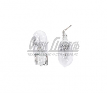 Лампа 12В   3Вт (б/цок) W2,1x9,5d W3W(T10) Standard (К10) LONGTEK 12В 3Вт 20503