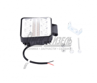 Фара светодиодная дополнительная 9-30V 102W 6000К (Epistar/34.напр,110x130x52)(К1) ZOOML WL-34S01-H