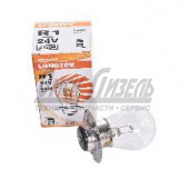 Лампа 24В 60Вт R1 P45t (G40) P42s Standard (К1/10) LONGTEK 24В 60Вт R1 41204