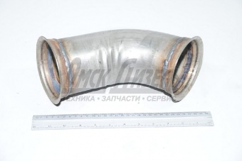 Патрубок КАМАЗ ТКР приемный передний (под хомут с двигателем Cumminc 6isbe) 43255-1203011-70