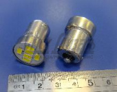 Светодиод 24В 21-6 (белый.стоп,габарит) МАЯК 24Т15-W/6SMD/BA15S