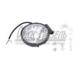 Фара светодиодная дополнительная 9-32V 27W 6500-7000К Slim (напр. свет,Ф110х30) ZOOML WL-330003SH