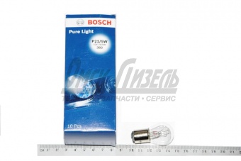 Лампа 12В 21-5Вт (BAY15d) тип P21/5W (BOSCH) 12В 21/5Вт 1987302202 