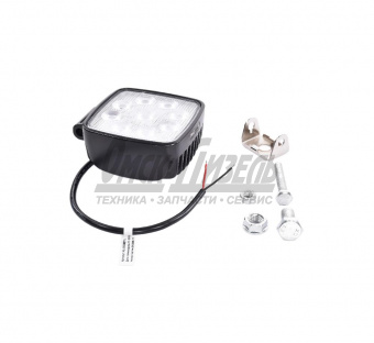 Фара светодиодная дополнительная 10-50V 27W 6000-6500К Power (рассеян. свет,100х100х52) ZOOML WL-3530901L
