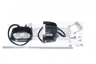 Фара светодиодная12/24V (овальная,рассеянный свет) (КЭП) ФСК 020OF 20W 2CREE