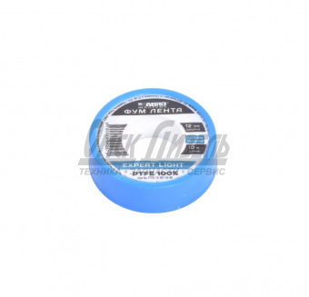 Фум лента Expert lite 12 мм х 0,075 мм х 10 м Abro Masters PTFE -12-007-10