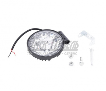 Фара светодиодная дополнительная 9-32V 27W 6500-7000К Slim (напр. свет,Ф110х30) ZOOML WL-330003SH
