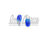 Лампа 12В 5Вт (б/цок) W5W(T10) W2,1x9,5d Blue (К10) LONGTEK 12В 5Вт 20505B