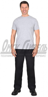 Футболка меланж серый  160г/м2 р. L (48-50)(ЧЗ) 