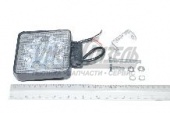 Фара светодиодная12/24V (квадратная,направленный свет 30мм) OFF-ROAD раб.свет все ТС КЭП ФС02709QS 12/24V 9LED 27W