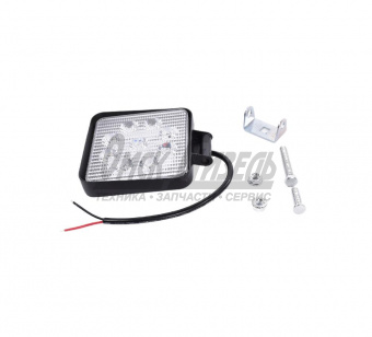Фара светодиодная12/24V (квадратная,направленный свет, узкая) OFF-ROAD раб.свет все ТС КЭП ФС02709QS-30 12/24V 9LED