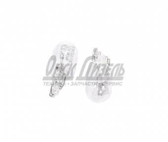 Лампа 12В   5Вт (б/цок) W5W W2,1x9,5d Standard (К10)  12В 5Вт 52900