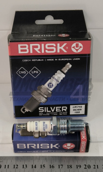 Свеча BRISK "Silver" Г-3111 дв 4062,4052 газ-бенз (к-т 4шт) LR17YS-N