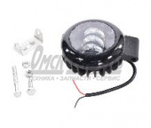Фара светодиодная12/24V (круглая,направленный свет 1502.3743) (КЭП) ФСК 030OS 30W 3CREE