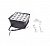 Фара светодиодная дополнительная 10-60V 48W 6000К (3030SMD/16, рассеив. свет,105x105x60) ZOOML WL-334001L-HD