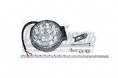 Фара светодиодная12/24V (круглая направленный свет 14LED/42W 4000 Lm) OFF-ROAD все ТС КЭП ФС04214CS  12/24V 