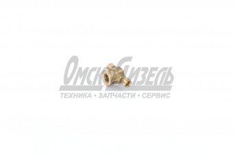 Тройник КАМАЗ М10х1,0-М10х1,0-М12х1,5(вн) проходной