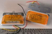 Указатель габаритов с ПОДСВЕТКОЙ колеса (светодиод) оранж. 24В E-153LED