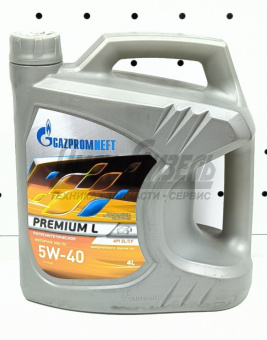 Масло мот Газпромнефть Premium L 5W40 (4л) ан Лукойл Люкс SAE 