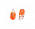 Лампа 12В 5Вт (б/цок) WY5W W2,1x9,5d Standard (ЯНТАРНЫЙ) (К10) 12В 21/5Вт 53000CA