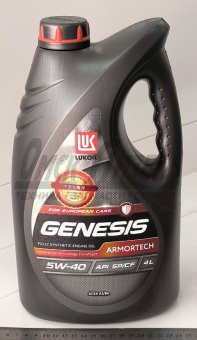 Масло мот Лукойл-GENESIS ARMORTECH синт SAE 5W40 (4л/3,38кг)