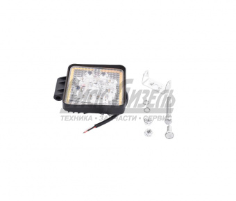 Фара светодиодная дополнительная 9-32V 27W 6000К (ангельские глазки,напр.свет 110х130х40) ZOOML WL-334007SНB 9-32V