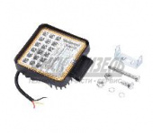 Фара светодиодная дополнительная 9-30V 126W 6000К (Epistar/42.напр,110x130x53)(К1) ZOOML WL-42SS1-H