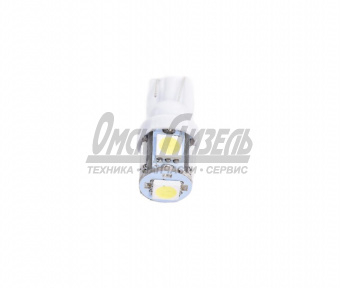 Светодиод 12В Т10(W5W)(1,20W) б/ц White (БЕЛЫЙ) LED LONGTEK 12В T10-0027W