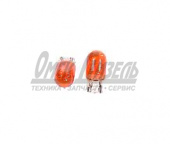 Лампа 12В 21-5Вт (б/цок) W21/5W(7443) W3x16d Amber (ЯНТАРНЫЙ) (К10) LONGTEK 12В 21/5Вт 20522Y 